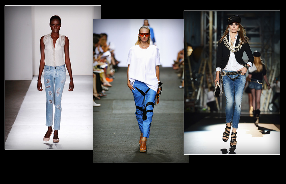 הג'ינס כובשים את המסלול, מימין: תצוגות האופנה של דיסקוורד, ראג אנד בון ו-DL 1961 (צילום: gettyimages)