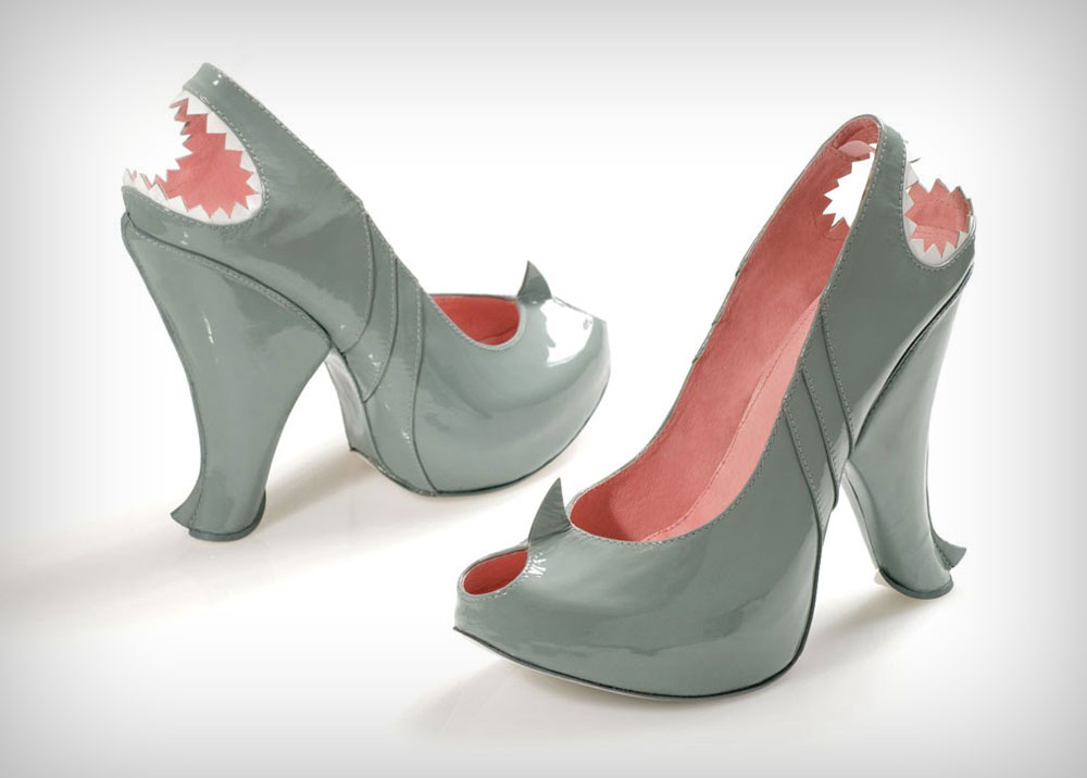 נעליים בצורת כריש. יש דבר כזה (מתוך kobilevidesign.com)