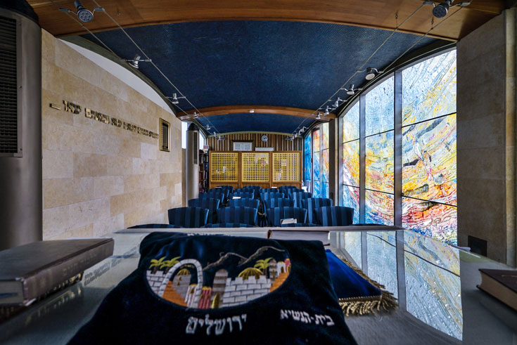 מבט נוסף אל בית הכנסת הנשיאותי (צילום: איתי סיקולסקי )