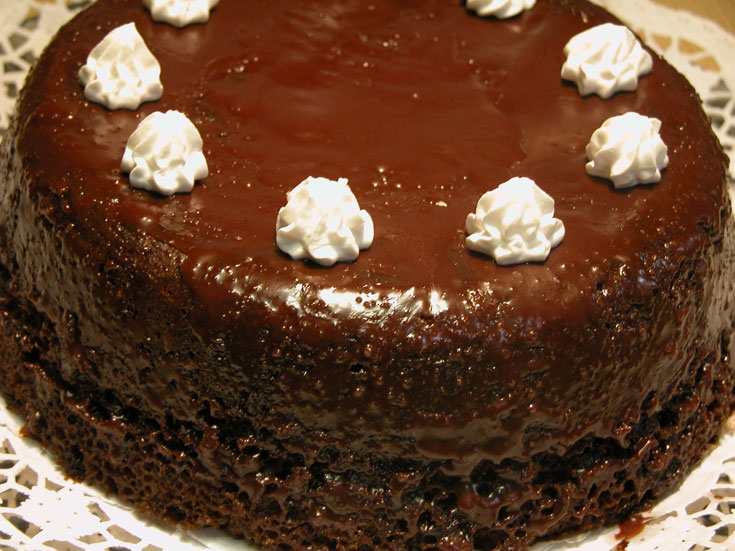 עוגת שוקולד במיקרוגל (צילום: אסנת לסטר)