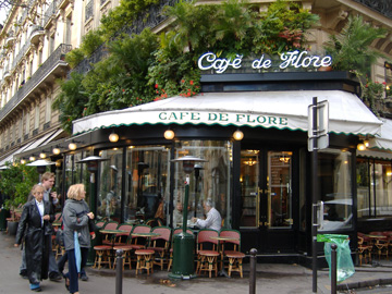 Cafe de Flore. לא יוצא מהאופנה (צילום: Parisecrivain10, cc)