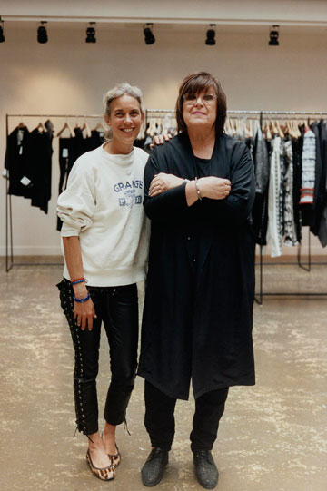 מרגרטה ואן דן בוש מ-H&M והמעצבת איזבל מארה (צילום: הנס מוריץ )