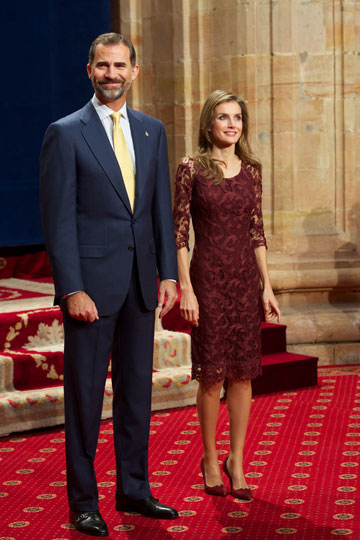 הזוג המלכותי של ספרד: לטיסיה אורטיז והנסיך פיליפה (צילום: gettyimages)