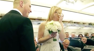 מה אתן הייתן עושות? בתמונה: החתן והכלה (מתוך יוטיוב )