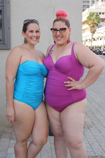 גאלה רחמילביץ' (מימין). "זה לא דיון על שומן, זה דיון על נשים ונשיות" (באדיבות בית הספר לסטיילינג GALA'STYLE )