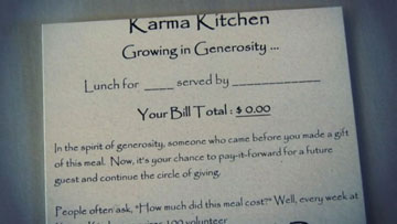 חשבון סכום אפס, מסעדת "מטבח הקארמה" (צילום מסך: יוטיוב)