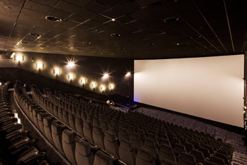 אולם IMAX. הגדול ביותר במתחם (צילום: אביעד בר נס)