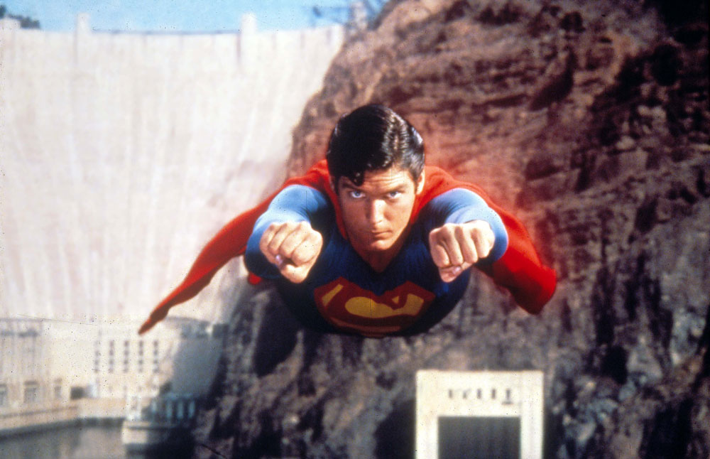 כריסטופר ריב בתפקיד ''סופרמן''. כל ילד כבר יודע בעל פה מה הוא לובש (צילום: rex / asap creative)