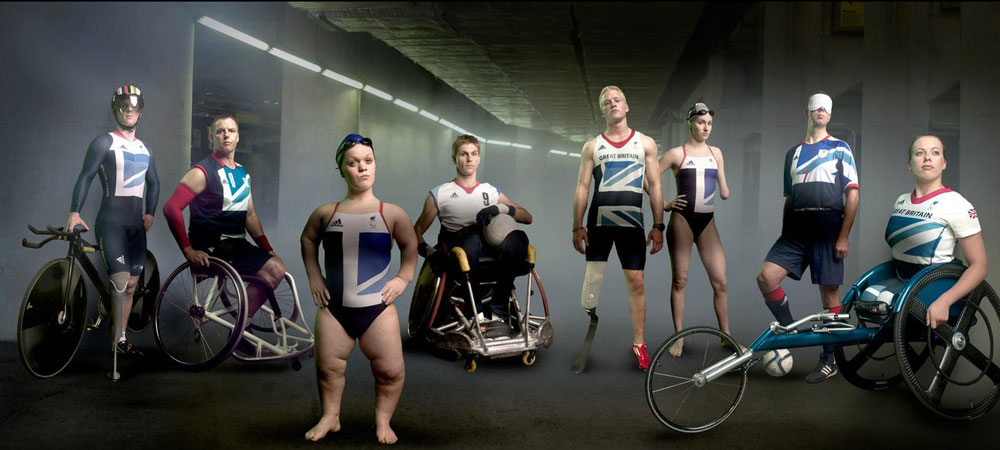 ספורטאי הנבחרת הבריטית (צילום מסך: פייסבוק C4Paralympics)