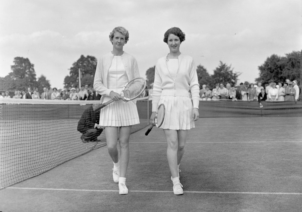 דימוי הטניסאיות הנצחי. ווימבלדון, 1956 (צילום: gettyimages)