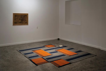 אחד השטיחים שמוצגים בסן פרנסיסקו (באדיבות הגלריה refusalon)