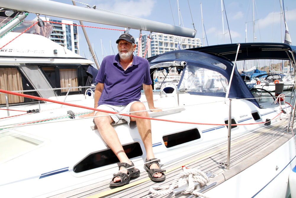 "לפני שהתחלתי להפליג, הייתי יכול להתעצבן ולהתרגז ולעשות בלגן מכל דבר" (צילום: קובי בכר)