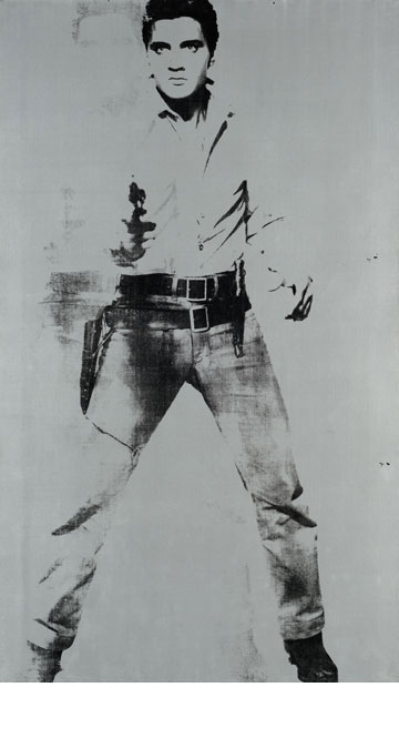 אלביס שולף. © 2013, The Andy Warhol Foundation for the Visual Arts, Inc. / Artists Rights Society (ARS), New York (צילום רפרודוקציה: אלעד שריג)