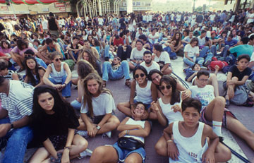 פסטיבל ערד 1991. האסון שקרה אחרי ארבע שנים הביא לשקיעתו (צילום: מאיר אזולאי)