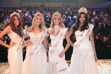ככה זה נראה בשנה שעברה: ערב ההכתרה של מלכות היופי 2012 (צילום: ששון משה)