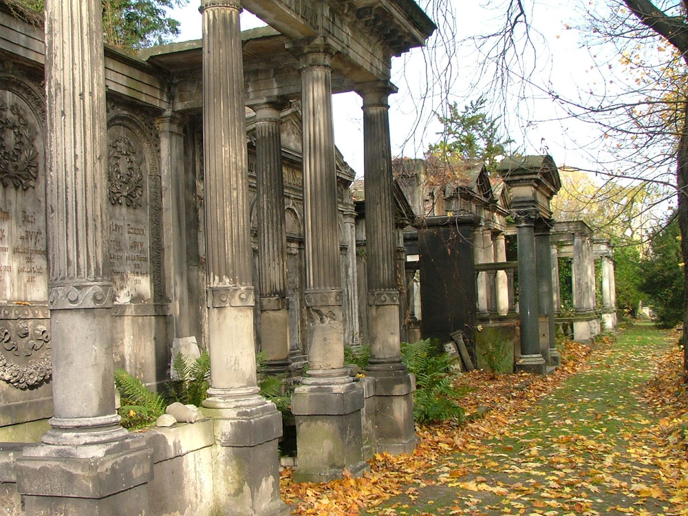 ולשם השוואה, אחוזת קבר בבית העלמין היהודי בוורשה (צילום: Emmanuel DYAN, cc)