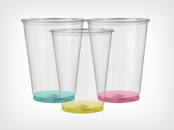 אחד מחמשת המוצרים שיוצרו: כוסות שהופכות מים שנמזגים לתוכן למיץ בטעמים שונים (באדיבות mind blower)