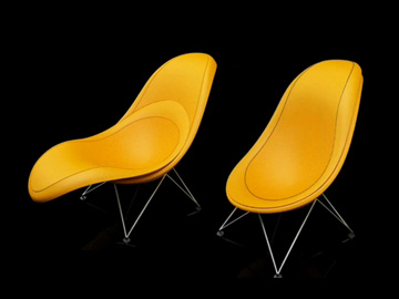 כיסא עבודה שהופך לשז-לונג, שכבר הוזמן להציג במילאנו 2016 (באדיבות mind blower)