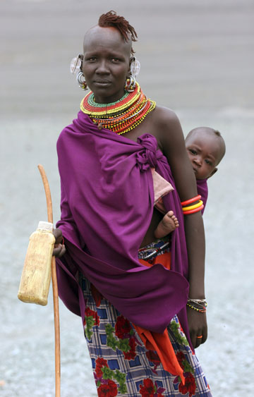 אישה יכולה ללדת לבד גם באמצע המדבר (צילום: shutterstock)