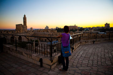 תצפית ממגדל דוד (צילום: פיני חמו)