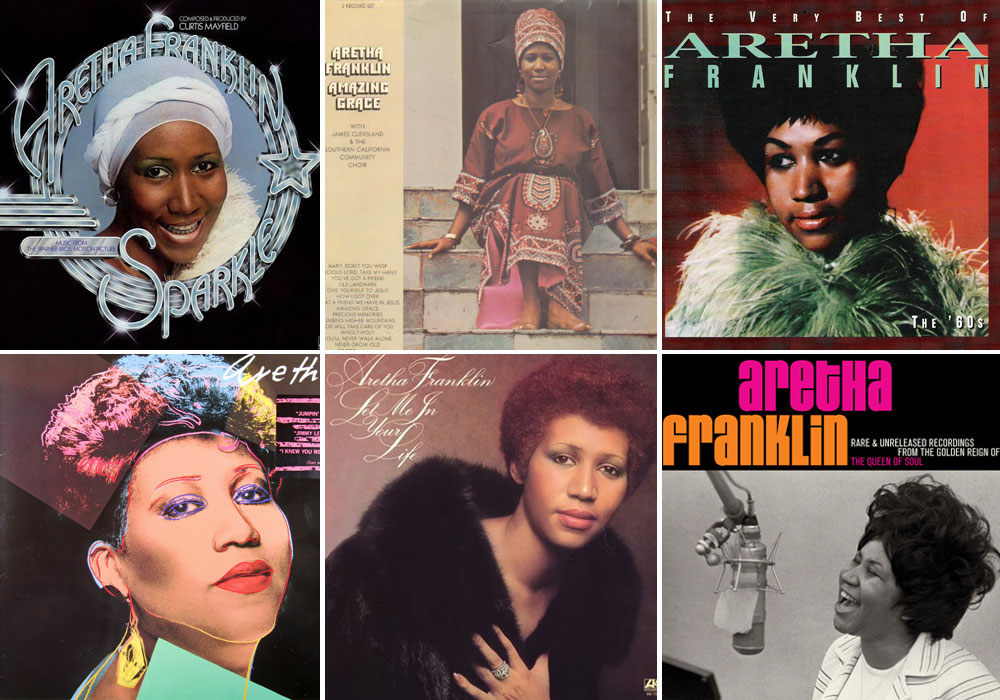 "קולה של אמריקה השחורה". עטיפות האלבומים של אריתה פרנקלין לאורך השנים