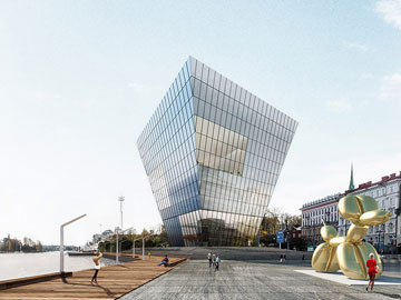 האם המוזיאון החדש ייראה כך? (באדיבות Guggenheim Helsinki Competition  )
