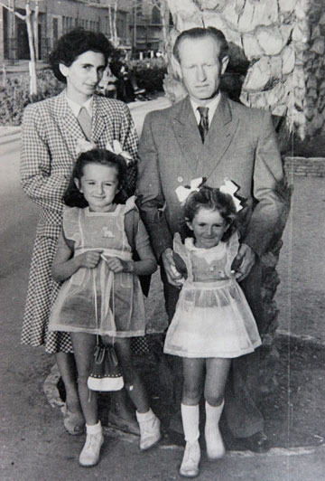 ארמין, לאה, מרים ויהודית גוטליב בסוף שנות ה-40