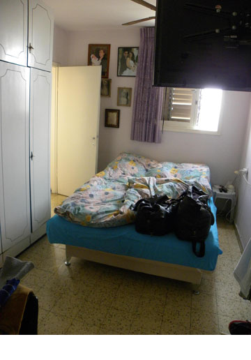 חדר השינה בדירה, לפני השיפוץ