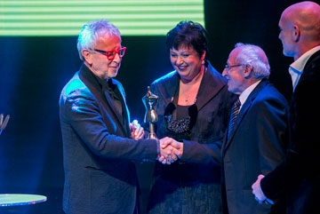 הזוכה בפרס מפעל חיים: גדעון אוברזון (צילום: לם וליץ סטודיו )