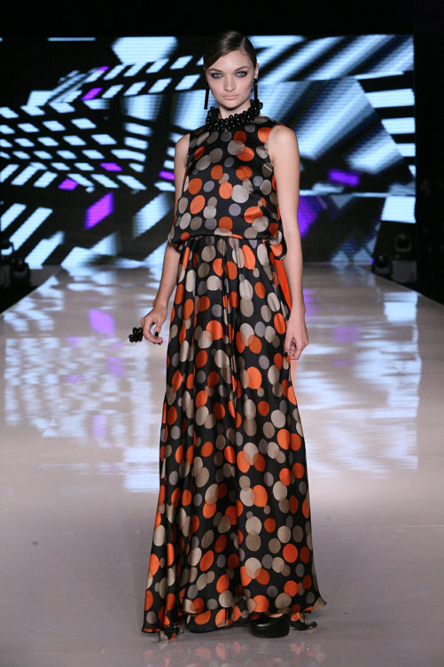 תצוגת האופנה של המעצבת רזיאלה גרשון חורף 2012-13 (צילום: ענבל מרמרי)