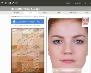 Modiface Virtual Makeover