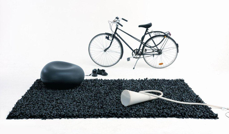 שטיח Bicicleta מצמיגים ממוחזרים. החל מ-6,000 שקלים, טולמנ'ס