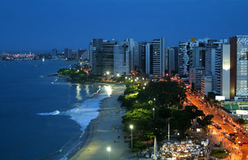 ככה היא נראית כשהלילה מתחיל. פורטלסה, ברזיל (צילום: shutterstock)