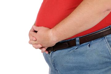 השמנה באזור המותניים טומנת בחובה סכנות רבות (צילום: thinkstock)