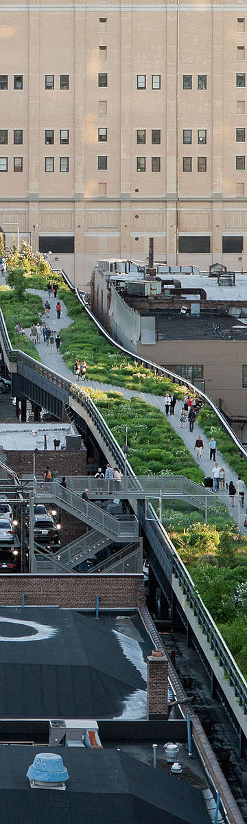 Highline, חלק ב' של המסלול (צילום: ©Iwan Baan, 2011)