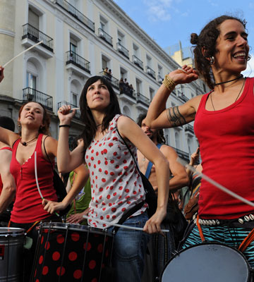 המהפכה בספרד: שותפים לדרך? (צילום: gettyimages)