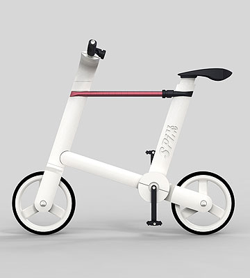 אופניים בעיצובו של רונן ספקטור מהמחלקה לעיצוב תעשייתי: אי אפשר לגנוב בלי להשבית אותם (צילום: סשה פליט)