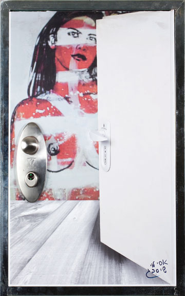 הדלת של אסי לוי ושי סבג, בוגר ''אולטימה'' (צילום: דן לב)