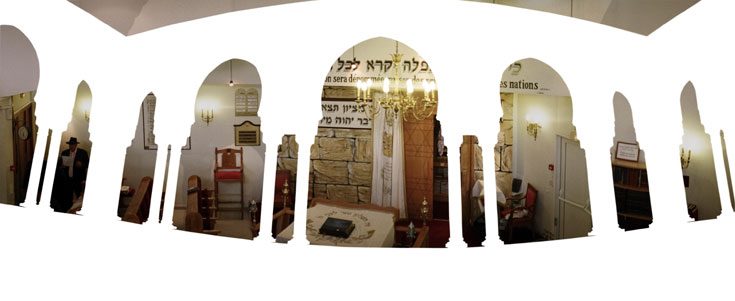 בית הכנסת פליישמן ברובע הרביעי בפאריז, משולב במסגד הגדול של העיר (צילום: שרי דיאמונד)