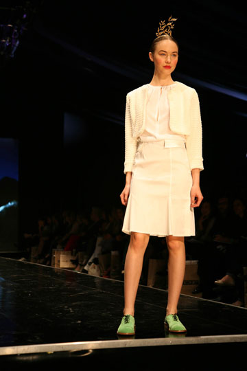 תצוגת האופנה של דורין פרנקפורט בשבוע האופנה תל אביב 2011 (צילום: טל ניסים)