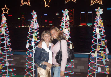 עם אמא בתחרות בסין
