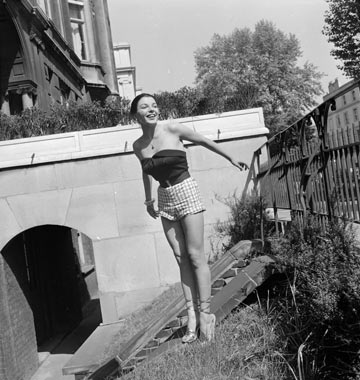 קולינס הצעירה, 1952. ''הילדה הרעה של אנגליה'' (צילום: GettyImages)
