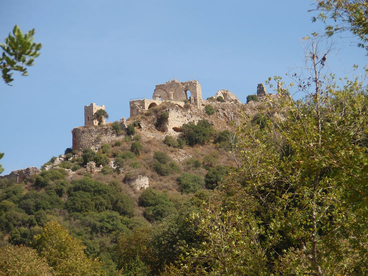 שריד  מהתקופה הצלבנית. מבצר מונפורט (צילום: דרור זבדי)