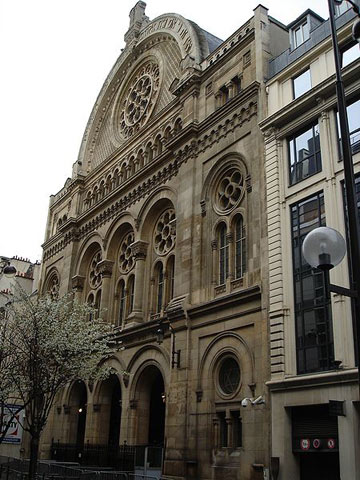 כאן דרייפוס התחתן. בית הכנסת הגדול בפריז (צילום: FLLL cc)