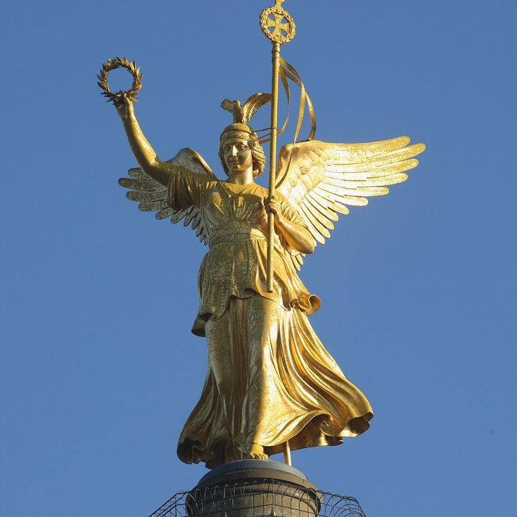 עמוד הניצחון בברלין. סמל לעליונות הפרוסית במלחמות המאה ה-17 (צילום: gettyimages)