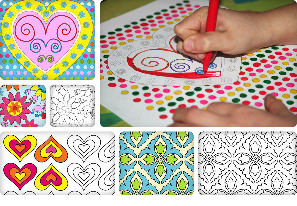 דפי צביעה חוברת צביעה