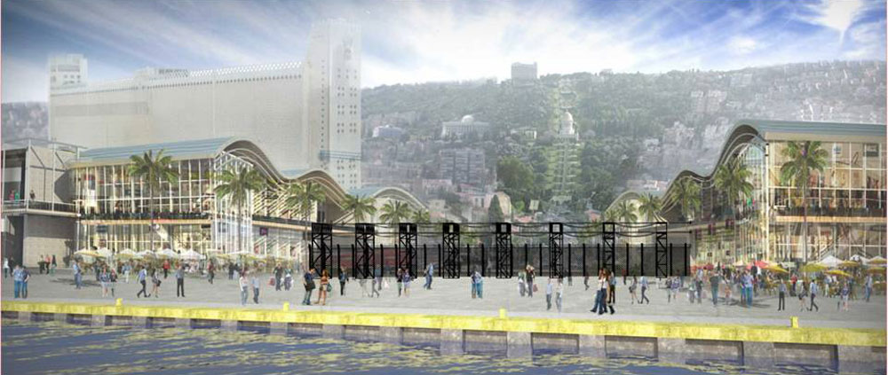 חישמול הרכבת חיפה חזית הים