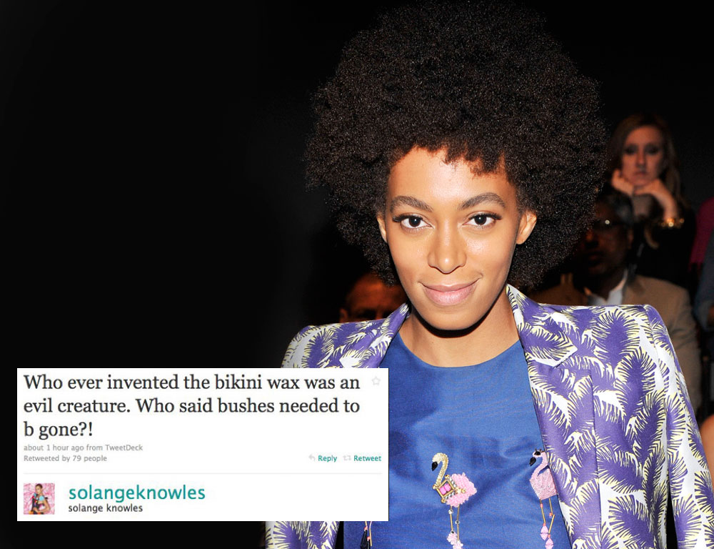 יופי לא גוזמות את הפות סולאנג נואלס