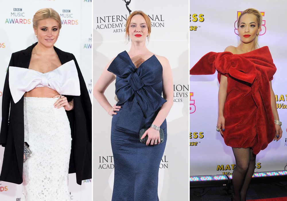 לשימוש המגזינים בלבד גו סטייל פפיונים כרסטינה הנדריקס