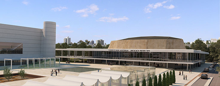 הדמיות חידוש היכל התרבות תל אביב קולקר אפשטיין